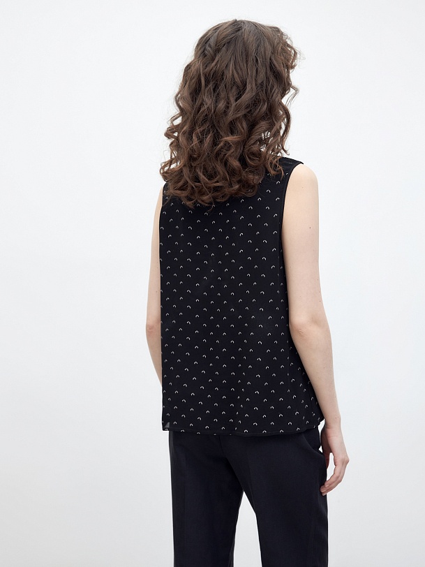 Топ из натурального шифона