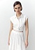 Укороченная блуза из 100% хлопка POMPA арт.3140040rw0801