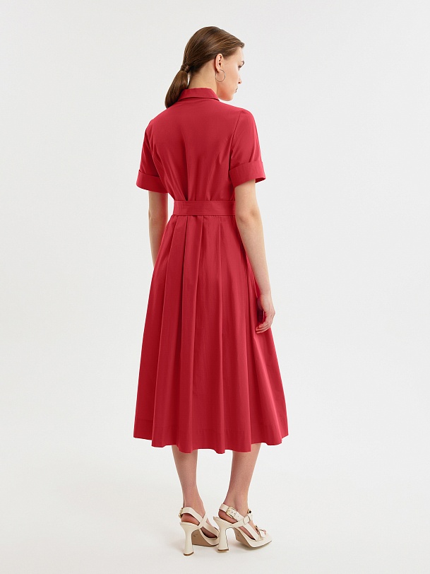Платье-рубашка из 100% хлопка
