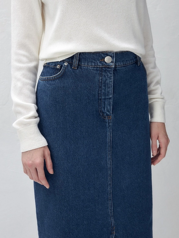 Как сшить юбку из старых джинсов